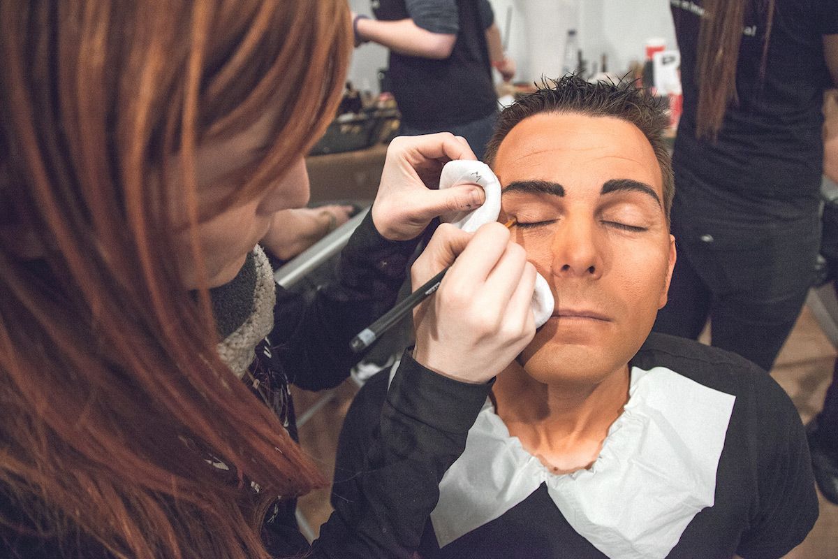 Colla A Tope Carnestoltes Carnaval de Sitges 2014 Cazcarra Maquillaje